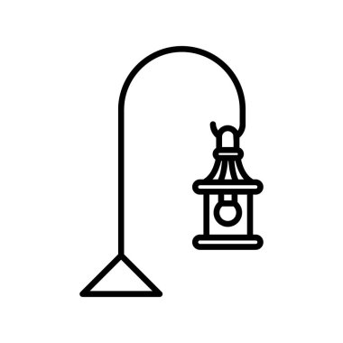 Lamba Vektör Satırı Simge Tasarımı