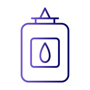 Göz Düşürme Satırı Gradyan Vektör Simgesi Tasarımı