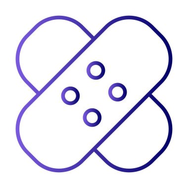 Sargı Satırı Gradyan Vektör Simgesi Tasarımı