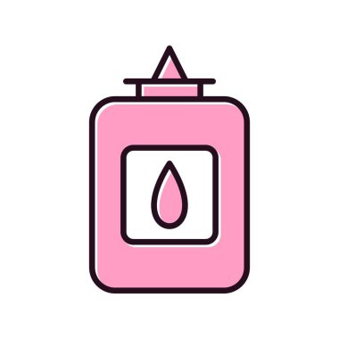 Göz Damlaları Dolu Vektör Simgesi Tasarımı