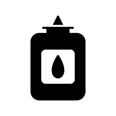 Göz Damlaları Kabartma Vektör Simgesi Tasarımı