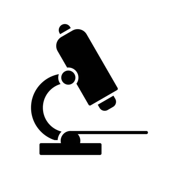 Microscope Glyph Vector Icon Design — ストックベクタ