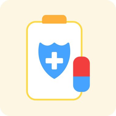 Tabletler Düz Yuvarlak Vektör Simgesi Tasarımı