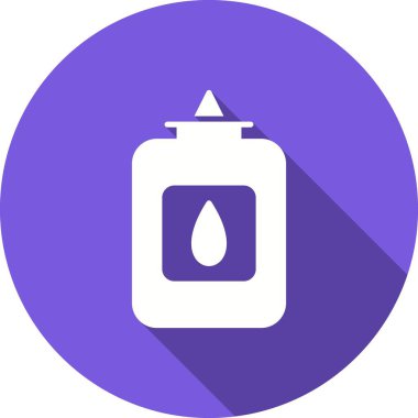 Göz Damlaları Gölge Vektör Simgesi Tasarımı