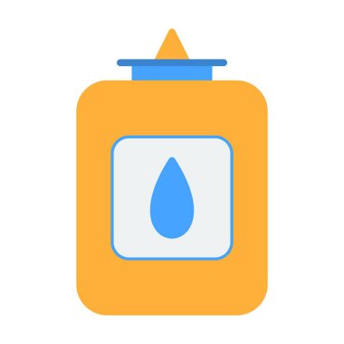 Göz Damlaları Düz Vektör Simgesi Tasarımı