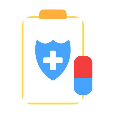 Tabletler Düz Vektör Simgesi Tasarımı