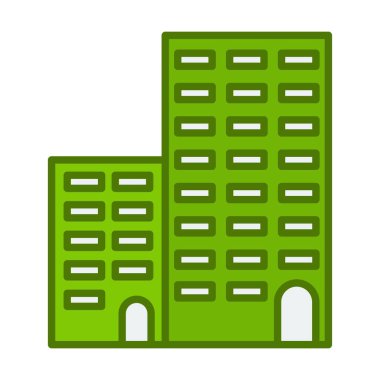 Daireler Doğrusal Vektör Simgesi Tasarımı