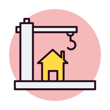 Yapılandırma Doğrusal Vektör Simgesi Tasarımı