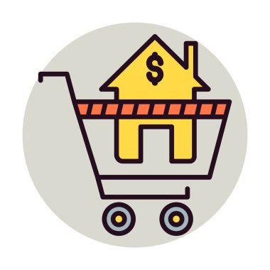 Çevrimiçi Özellik Doğrusal Vektör Simgesi Tasarımı