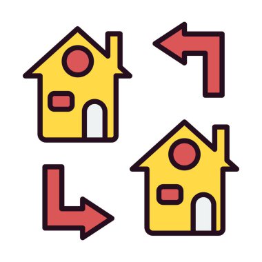 Doğrusal Vektör Simgesi Tasarımı Aktar