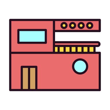 Doğrusal Vektör Simgesi Tasarımı İnşa ediliyor