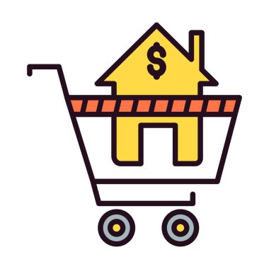 Çevrimiçi Özellik Doğrusal Vektör Simgesi Tasarımı