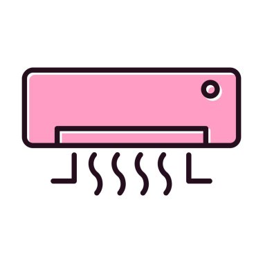 Klima Dolu Vektör Simgesi Tasarımı