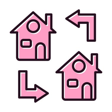 Aktarım Dolu Vektör Simgesi Tasarımı