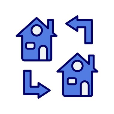 Aktarım Satırı Dolu Vektör Simgesi Tasarımı