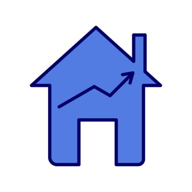 Kar Satırı Doldurulmuş Vektör Simgesi Tasarımı