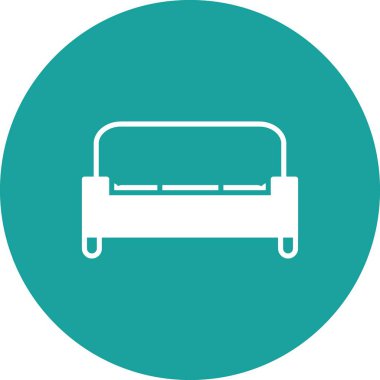 Koltuk Kabartma Çemberi Vektör Simgesi Tasarımı