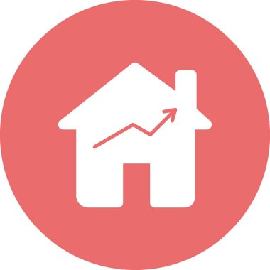 Kâr Glyph Çember Vektör Simgesi Tasarımı