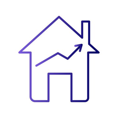 Kar Gradyan Doğrusal Vektör Simgesi Tasarımı