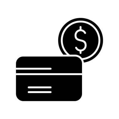 Sikkeler Doğrusal Vektör Simgesi Tasarımı