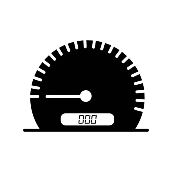 Speedometer Linear Vector Icon Design — Stock Vector