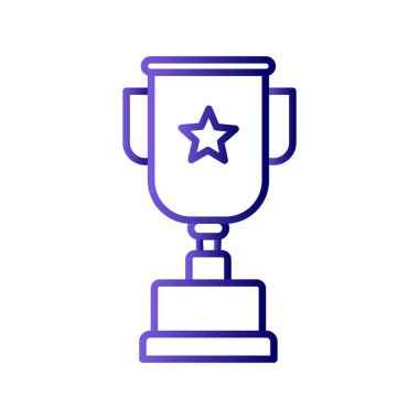 Ganimet Çizgisi Gradyan Simgesi Tasarımı