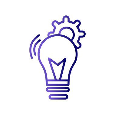 Fikir Satırı Gradyan Simgesi Tasarımı