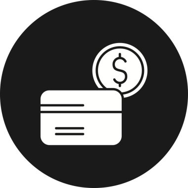 Bozuk Paralar Glyph Ters Simge Tasarımı