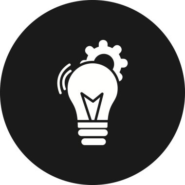 Fikir Kabartması Tersine Çevrilmiş Simge Tasarımı