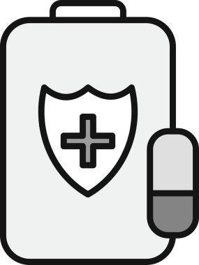 Tablet Satırı Gri Simge Tasarımı