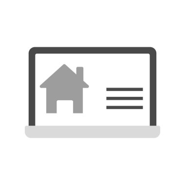 İnşaat Sitesi Düz Gri Vektör Simgesi Tasarımı