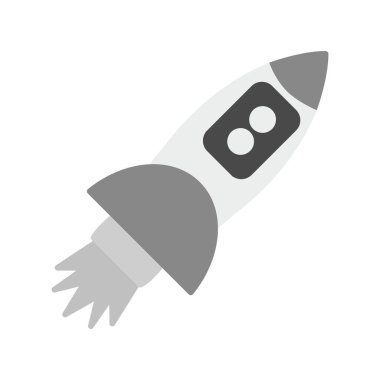 Roket Gri Simge Tasarımı