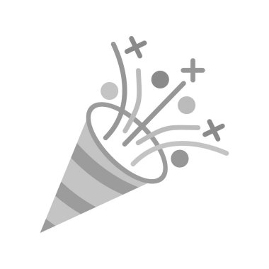 Konfeti Gri Simge Tasarımı