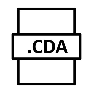 .CDA Doğrusal Vektör Simgesi Tasarımı