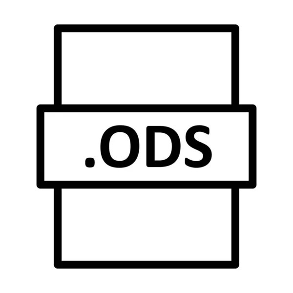 Ods Linear Vector Icon Design — стоковий вектор