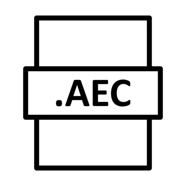 Aec Linear Vector Icon Design — Stockvektor