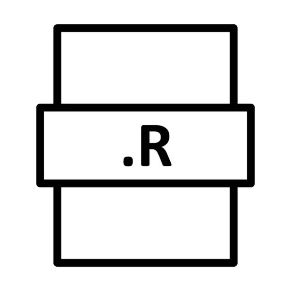 R线性矢量图标设计 — 图库矢量图片