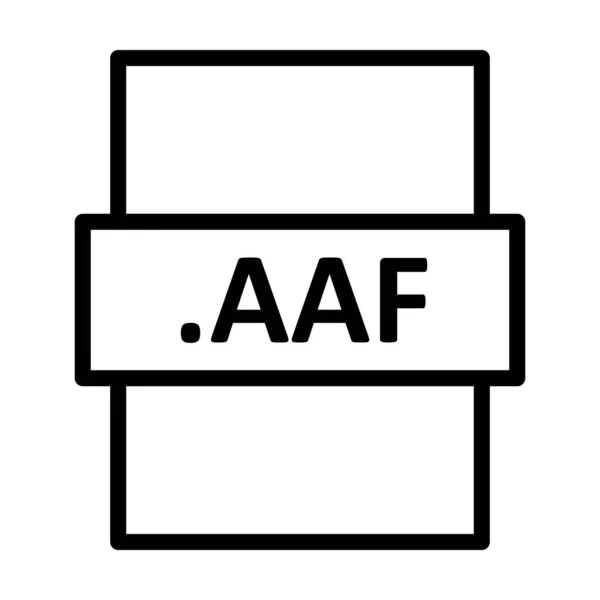 Aaf Linear Vector Icon Design — Stock Vector