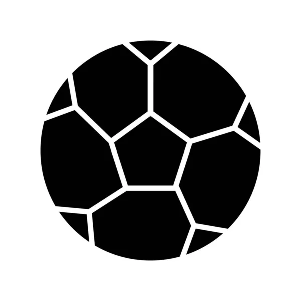 Fußball Glyph Vector Line Icon Design — Stockvektor