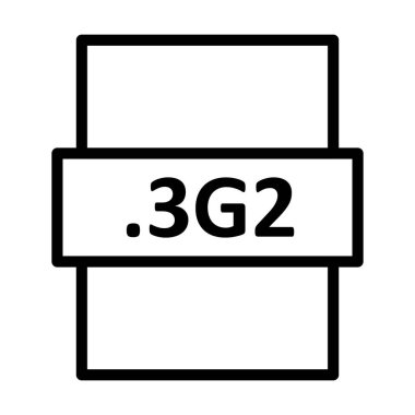 .3G2 Doğrusal Vektör Simgesi Tasarımı