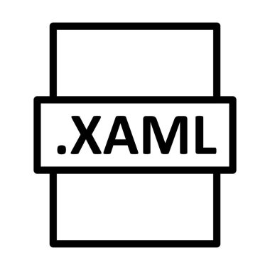 .XAML Doğrusal Vektör Simgesi Tasarımı