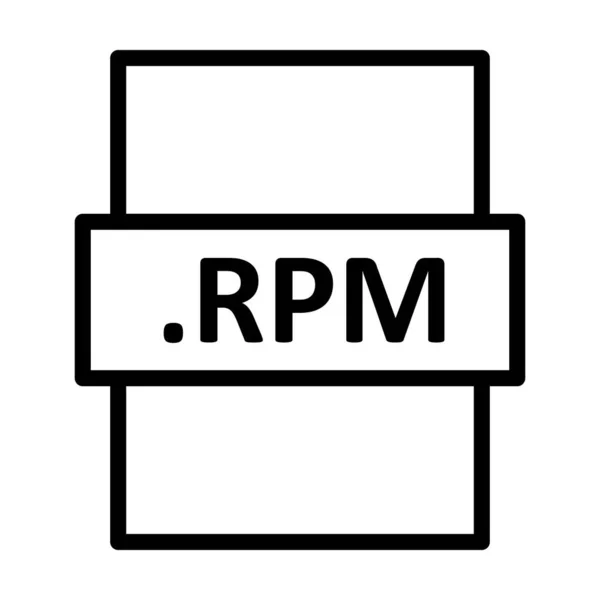 Rpm Linear Vector Icon Design — Stock Photo, Image