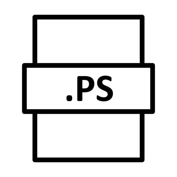 Ps线性矢量图标设计 — 图库照片