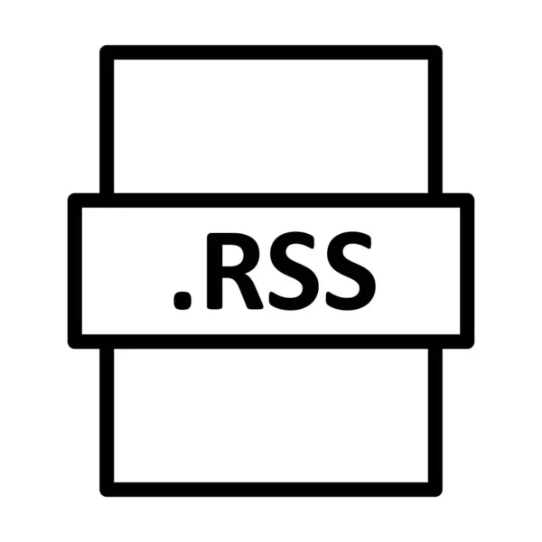 Rss Vector Icon Design — 스톡 사진