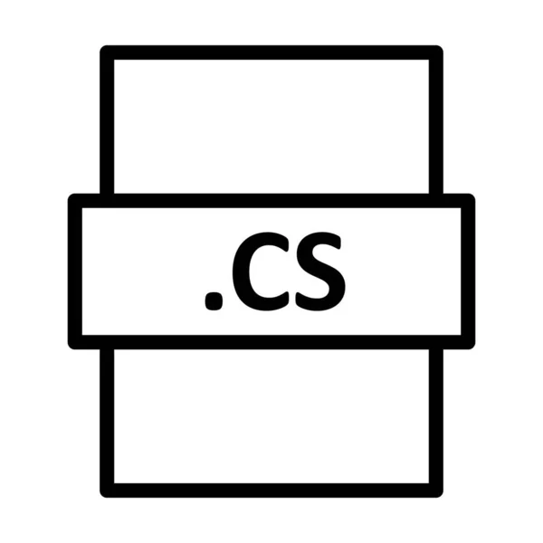 Cs线性矢量图标设计 — 图库照片