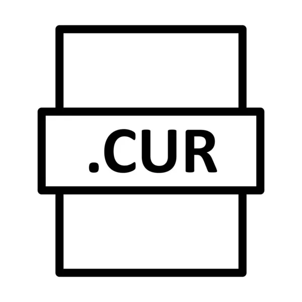 Cur Linear Vector Icon Design — Stockfoto