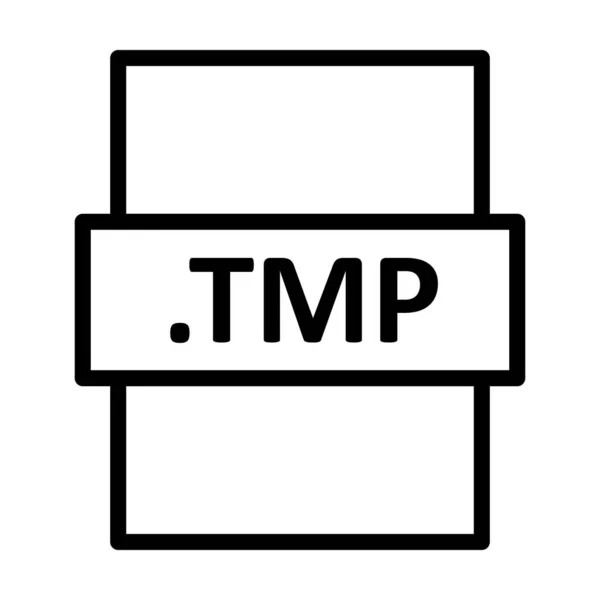 Diseño Iconos Vectoriales Lineales Tmp — Foto de Stock