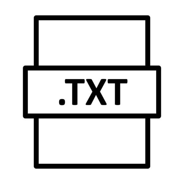 Txt Linear Vector Icon Design — Stock fotografie