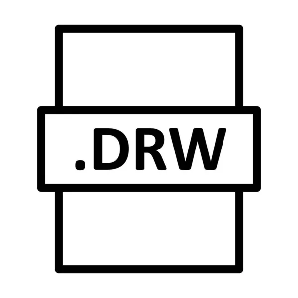 Drw线性矢量图标设计 — 图库照片