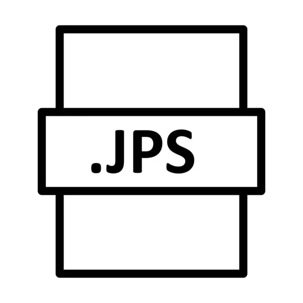 Jpsリニアベクトルアイコンデザイン — ストック写真